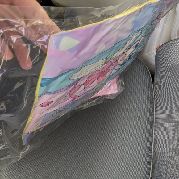 Sega Hatsune Miku Sakura Miku Cushion Pillow (New with tag, unopened package) - Picture 4 of 5